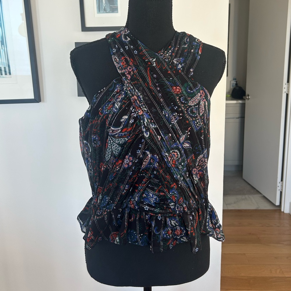 NWT Veronica Beard Kailani Top Size 12